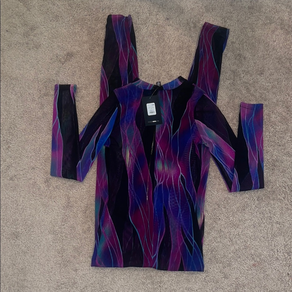 Colorful Long Sleeve Bodysuit